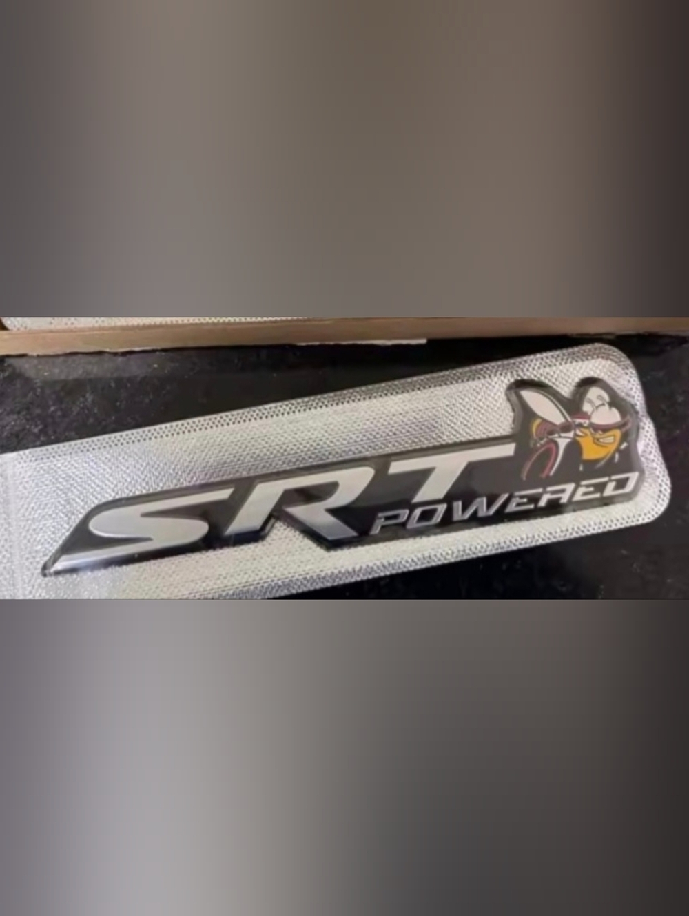 1 SRT powered badge Scat Pack Aluminum Adhesive Badge 2 Colors